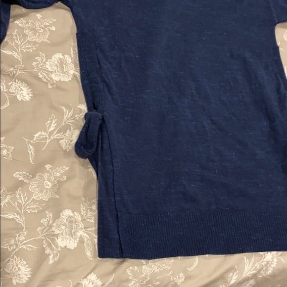 Nordstrom Oversized Merino Wool Side Tie Tunic Sweater - Picture 9 of 11